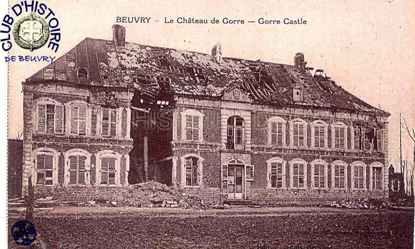 Chateau 1918 vu cote bois